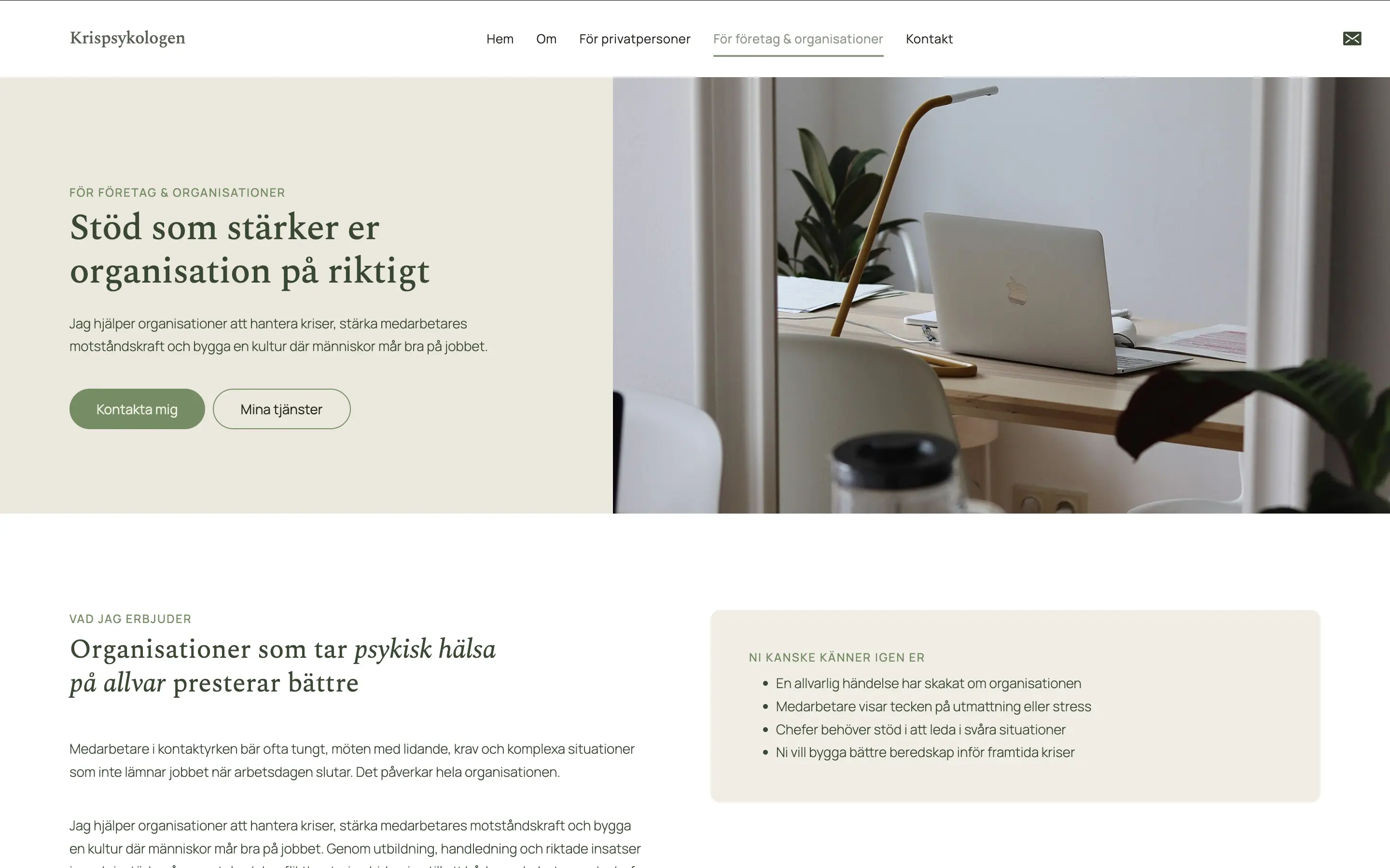 Krispsykologens hemsida