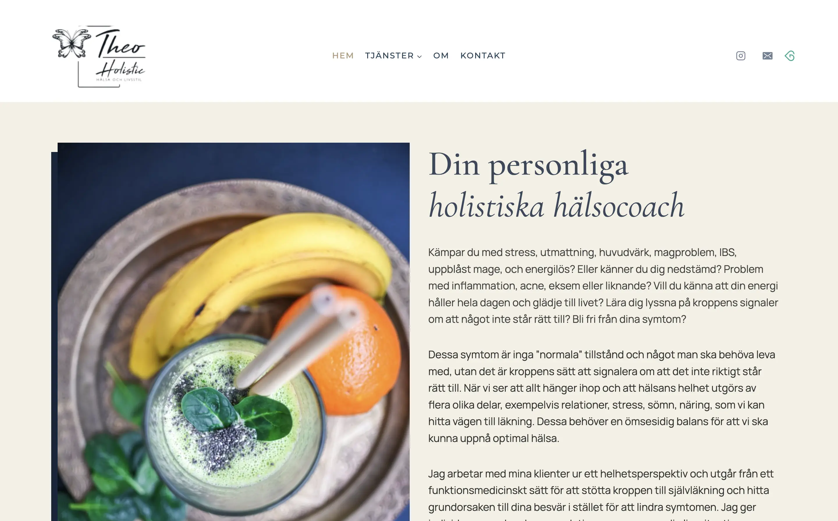 Skärmdump av Psykologtipsets hemsida