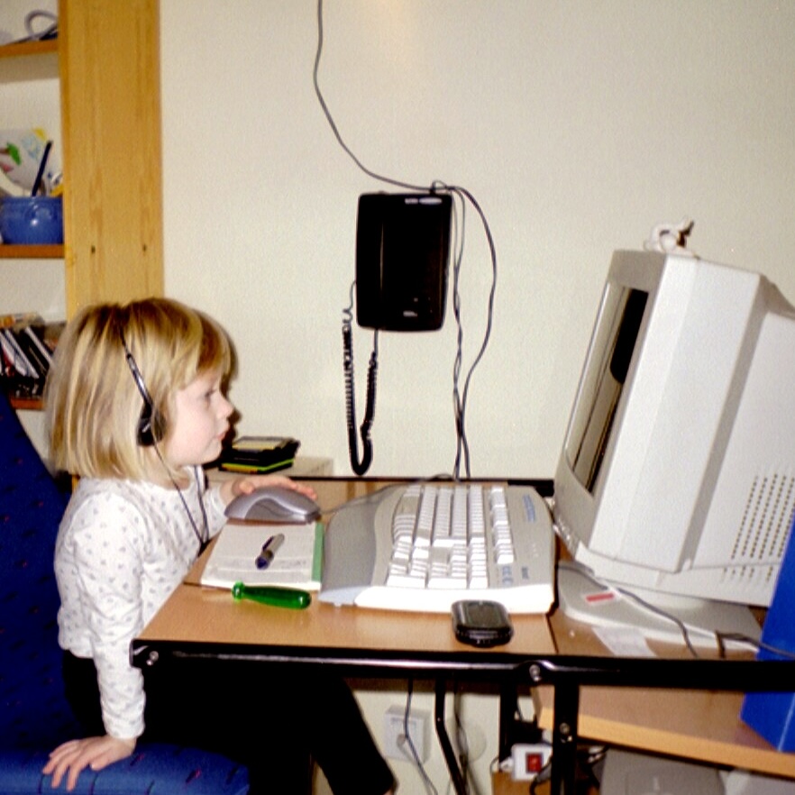 Amanda som liten